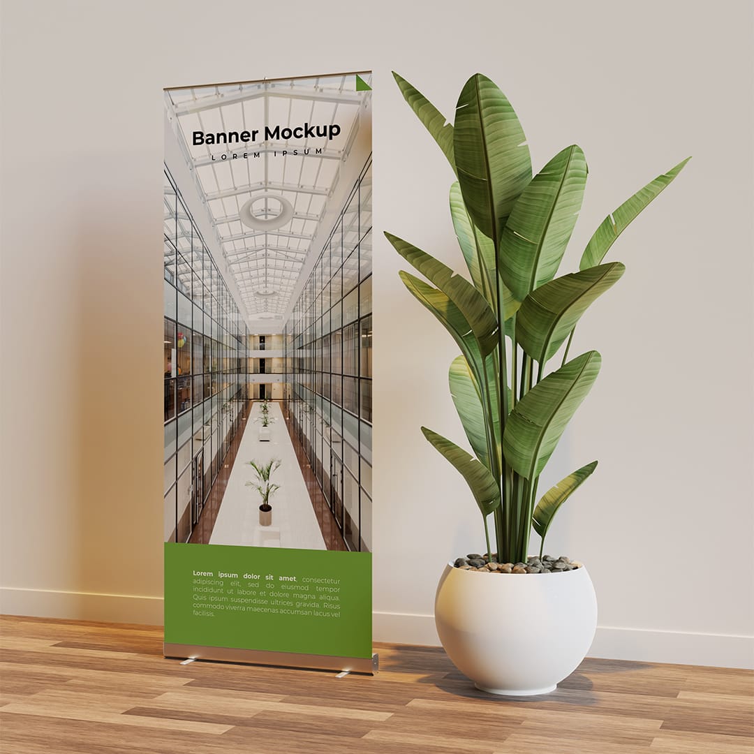 Roll Up Banner Mockup 2